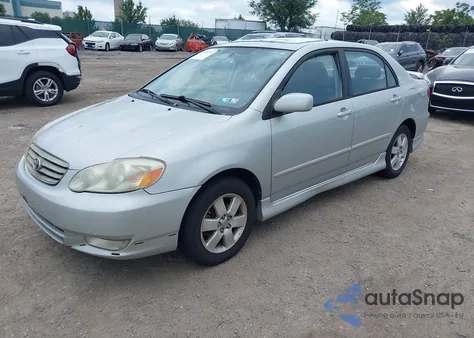 2003 Toyota Corolla S z USA, uszkodzony, nr VIN 2T1BR32E43C047017